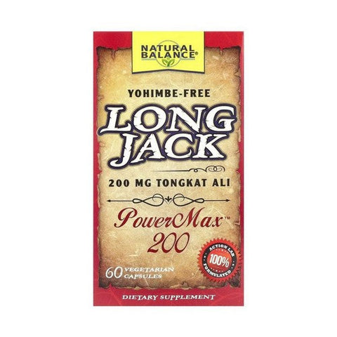 Natural Balance (Formerly known as Trimedica), Long Jack, Powermax, 100 Mg, 60 Veg Caps Natural Balance (Formerly known as Trimedica)