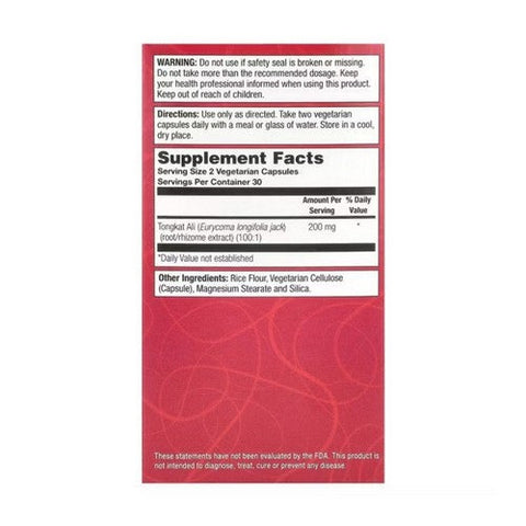 Natural Balance (Formerly known as Trimedica), Long Jack, Powermax, 100 Mg, 60 Veg Caps Natural Balance (Formerly known as Trimedica)