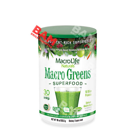 Macrolife Naturals, Macro Greens, 10 oz Macrolife Naturals