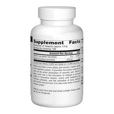 Source Naturals, Vitamin C Sodium Ascorbate, 16 oz Source Naturals