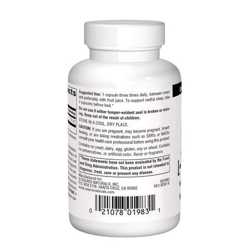 Source Naturals, L-Tryptophan, 500 MG, 30 Caps Source Naturals