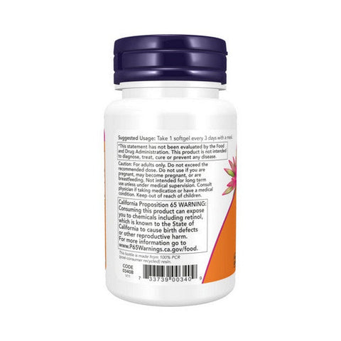 Now Foods, Vitamin A 25,000, 100 Softgels Now Foods