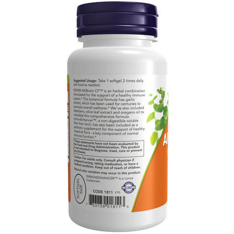 Now Foods, Allibiotic CF, 60 Softgels Now Foods