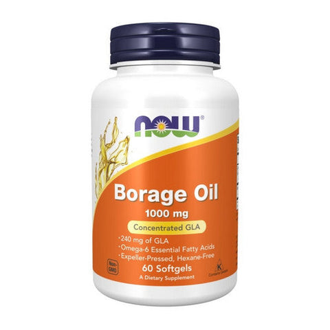 Now Foods, Borage Oil, 1000 mg, 60 Softgels Now Foods