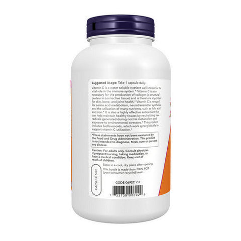 Now Foods, VitaminC-1000, 250 Caps Now Foods