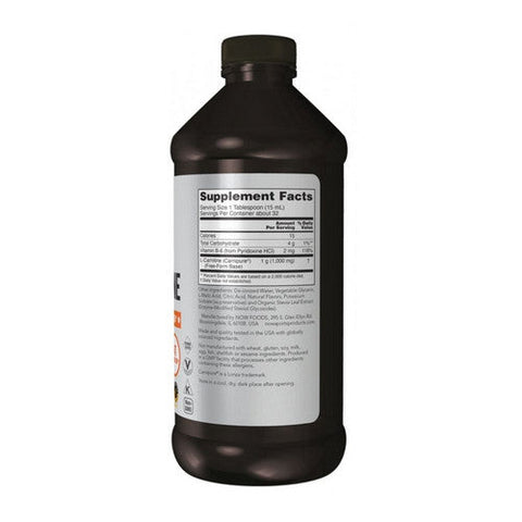 Now Foods, L-Carnitine, Liquid Tropical Punch 16 OZ Now Foods