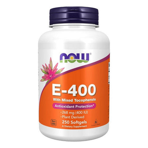 Now Foods, Vitamin E-400 With Mixed Tocopherols, 250 Softgels Now Foods