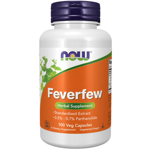 Now Foods, Feverfew, 400 mg, 100 Caps Now Foods