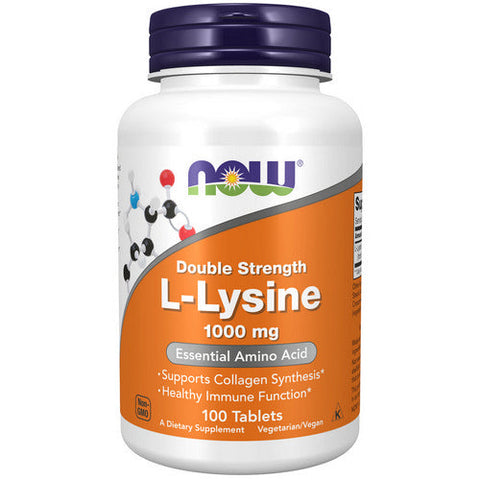 Now Foods, L-Lysine, 1000 mg, 100 Tabs Now Foods