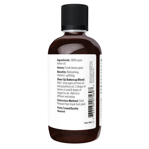 Now Foods, Lemon Oil, 4 OZ Now Foods