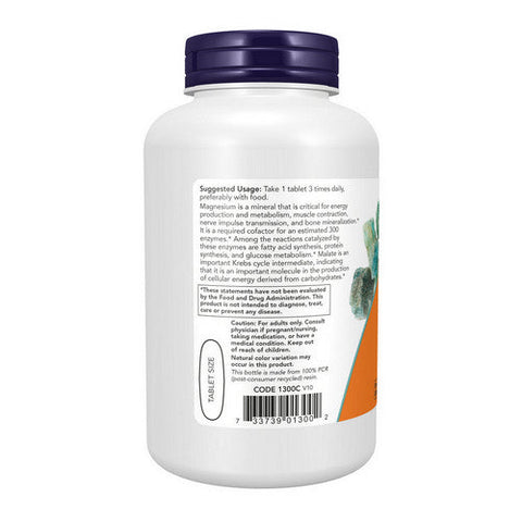 Now Foods, Magnesium Malate, 1000 mg, 180 Tabs Now Foods