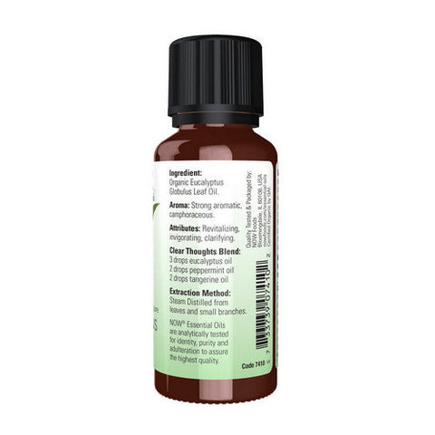 Now Foods, Organic Eucalyptus Oil, 1 OZ Now Foods