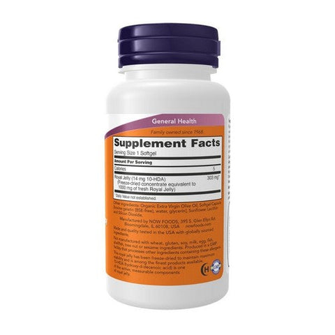 Now Foods, Royal Jelly, 1000 mg, 60 Sgels Now Foods