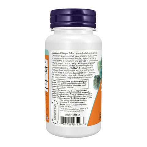 Now Foods, Tri-Chromium, 500 mcg, 90 Veg Caps Now Foods
