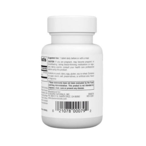 Source Naturals, Ginkgo-24 Biloba Extract, 120 MG, 60 Tabs Source Naturals