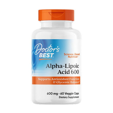 Doctors Best, Best Alpha Lipoic Acid, 600 mg, 60 Veggie Caps Doctors Best