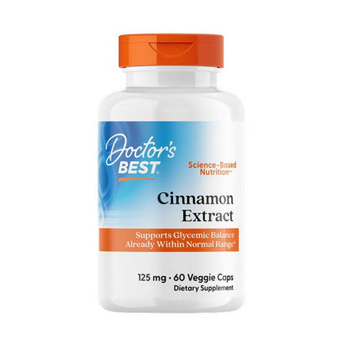 Doctors Best, Cinnamon Extract Cinnulin PF, 60 Veggie Caps Doctors Best