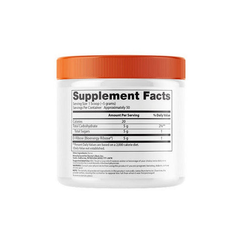 Doctors Best, D-Ribose with Ribose, 250 Grams Doctors Best