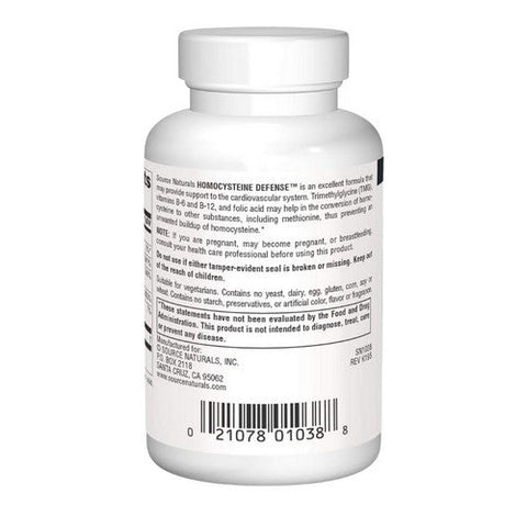 Source Naturals, Homocysteine Defense, 60 Tabs Source Naturals