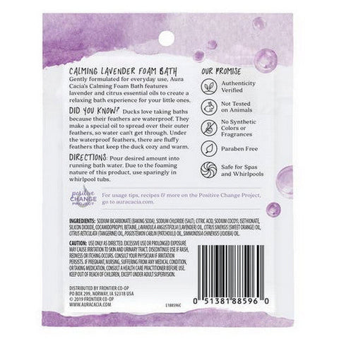 Aura Cacia, Aromatherapy Foam Bath, Kids Calming 2.5 Oz Aura Cacia