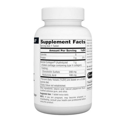 Source Naturals, Hyaluronic Acid, 100 mg, 60 Tabs Source Naturals