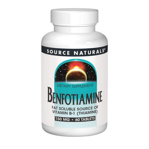 Source Naturals, Benfotiamine, 150 mg, 60 Tabs Source Naturals