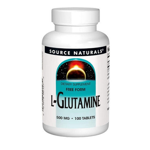 Source Naturals, L-Glutamine, 500 mg, 100 Tabs Source Naturals