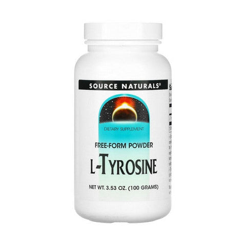 Source Naturals, L-Tyrosine, Powder 100 gm 3.53 Oz Source Naturals