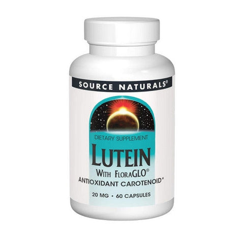 Source Naturals, Lutein, 20 mg, 60 Caps Source Naturals