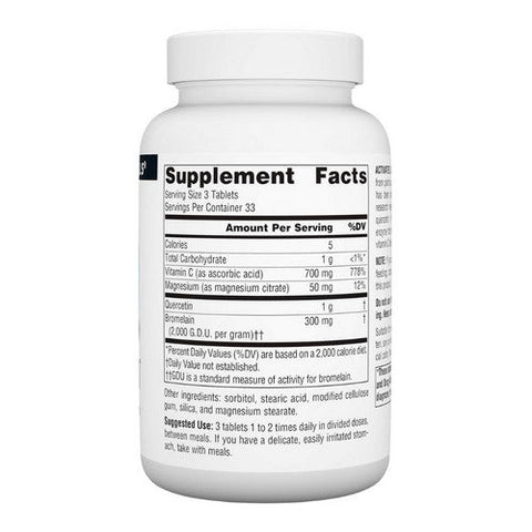 Source Naturals, Activated Quercetin, 100 Tabs Source Naturals