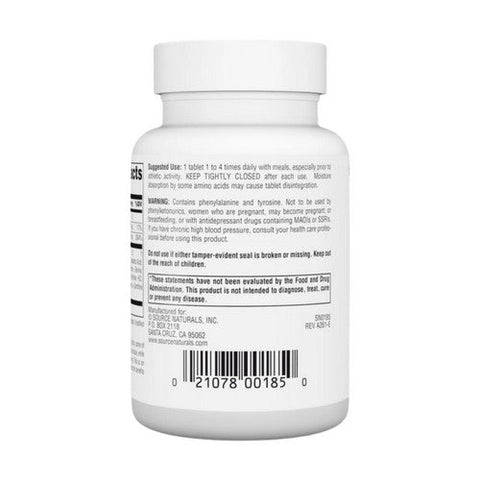 Source Naturals, Amino Athlete, 1000 MG, 50 Tabs Source Naturals