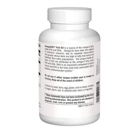 Source Naturals, Omega Epa Fish Oil, 1000 MG, 200 Softgel Source Naturals