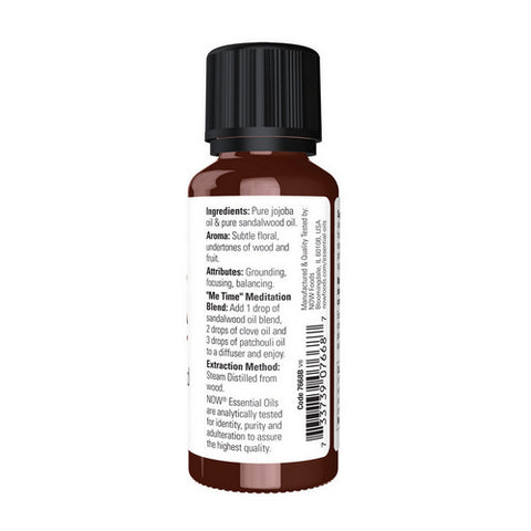 Now Foods, SandalWood Oil, Blend 1 oz Now Foods