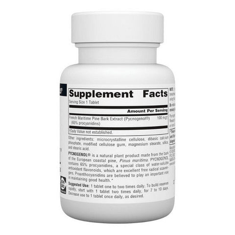 Source Naturals, Pycnogenol, 100 MG, 60 Tabs Source Naturals
