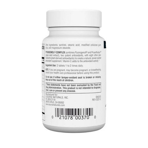 Source Naturals, Pycnogenol, Complex 30 Tabs Source Naturals