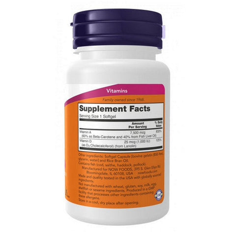 Now Foods, Ultra A & D3, 100 Softgels Now Foods