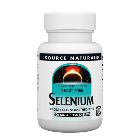 Source Naturals, Selenium Yeast Free, 200 Mcg, 120 Tabs Source Naturals
