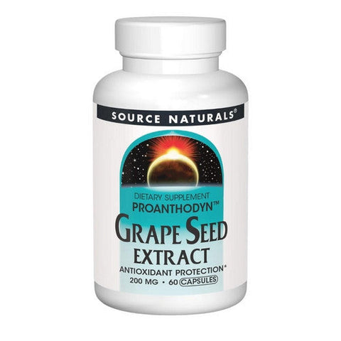Source Naturals, Proanthodyn Grape Seed Extract, 200 Mg, 60 Caps Source Naturals