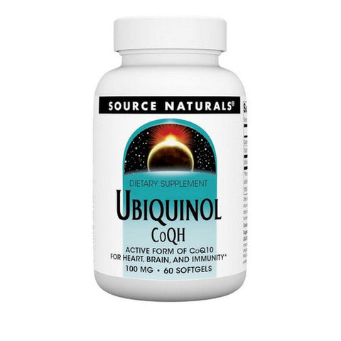 Source Naturals, Ubiquinol Co QH, 100mg, 60 softgels Source Naturals