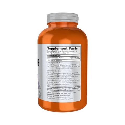 Now Foods, Beta Alanine Powder, 500 g Now Foods