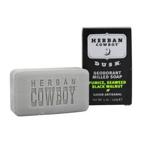 Herban Cowboy, Dusk Milled Bar Soap With Seaweed And Pumice, 5 Oz Herban Cowboy