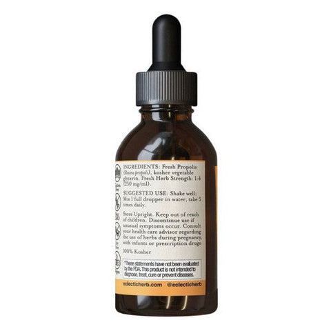 Eclectic Herb, Propolis, 250 mg, 2 Oz Alcohol free Eclectic Herb