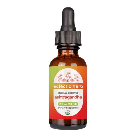 Eclectic Herb, Ashwagandha, 2 Oz with Alcohol Eclectic Herb