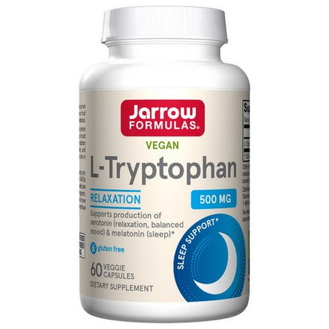 Jarrow Formulas, L-Tryptophan, 500 Mg, 60 Caps Jarrow Formulas