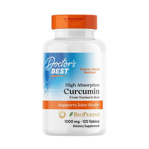 Doctors Best, High Absorption Curcumin, 1000 Mg, 120 Tablets Doctors Best