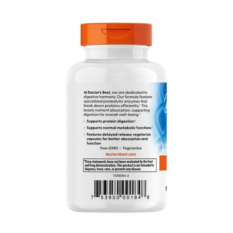 Doctors Best, Proteolytic Enzymes, 90 Delayed Release Veggie Caps Doctors Best