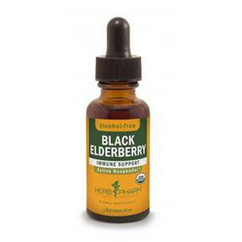 Herb Pharm, Black Elderberry Glycerite, 8 OZ Herb Pharm