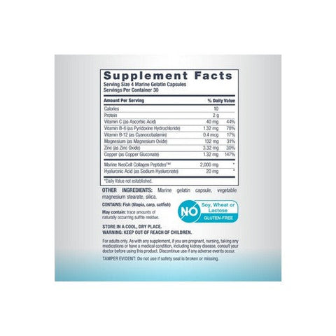 Neocell Laboratories, Marine Collagen, 120 Caps Neocell Laboratories