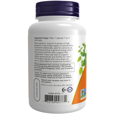 Now Foods, Maca, 750 mg, 90 Vcaps Now Foods