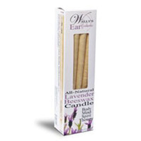 Wallys Natural Products, All Natural Beeswax Candle, Lavender Wallys Natural Products
